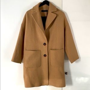 Zara camel coat